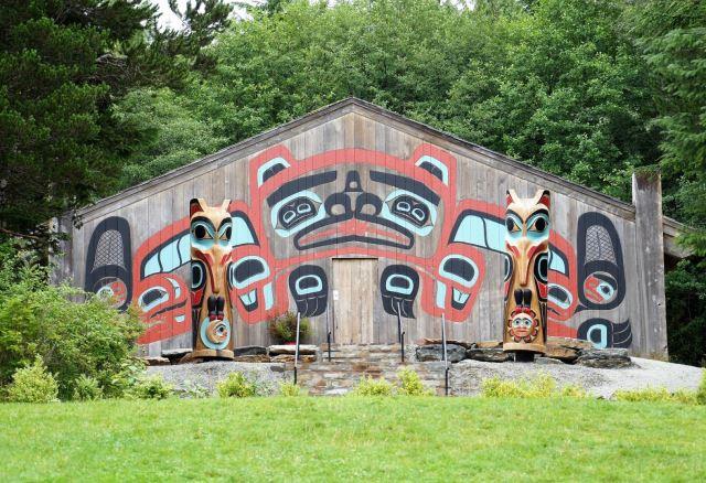 View of Native American totem poles in Ketchikan - Photo Credit: Regina Shanklin